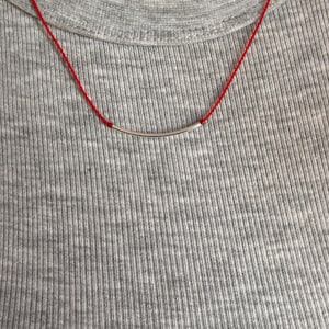 red string necklace,925 sterling silver necklace,Kabbalah red necklace,protection jewelry,good luck necklace,red amulet jewelry