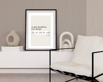 Neutral Quote Print  | Wall Art | Minimal | Home Decor |