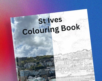 St Ives Cornwall Colouring Book