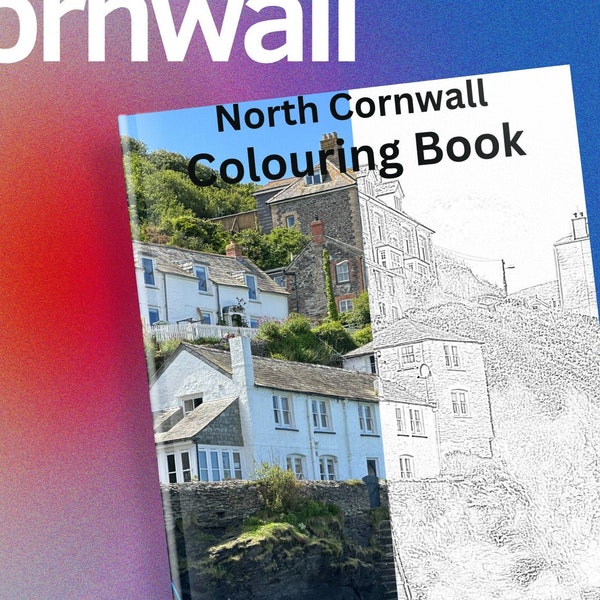 North Cornwall Colouring Book