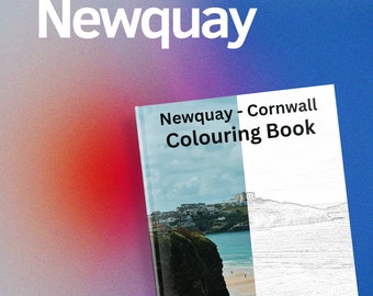 Newquay Cornwall Colouring Book