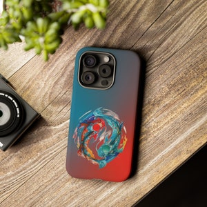 Koi Yin-Yang Tough Phone Case - Premium Protection for iPhone, Samsung Galaxy, Google Pixel