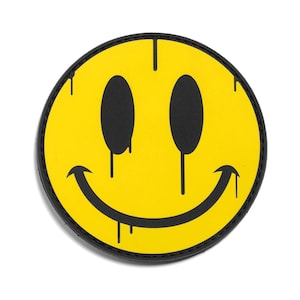 Smiley Face Skull Patch