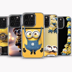 Minions Handyhülle Minions Movie Cover für iPhone 15 Pro Max , iPhone 14, iPhone 13, iPhone 12, iPhone 11, Samsung S24 Ultra, S23, A15, A14