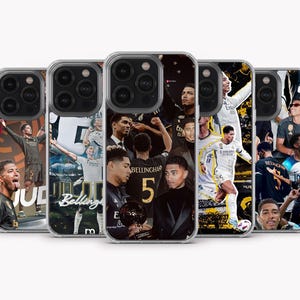 Jude Bellingham Coque de portable Bellingham pour iPhone 15 Pro Max, iPhone 14, iPhone 13, iPhone 12, iPhone 11, Samsung S24 Ultra, S23