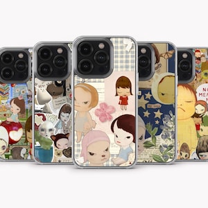 Yoshitomo Nara Phone Case Yoshitomo Nara Cover for iPhone 15 Pro Max , iPhone 14, iPhone 13, iPhone 12, iPhone 11, Samsung S24 Ultra, S23