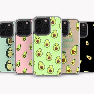 Avocado Phone Case Avocado Cover for iPhone 15 Pro Max , iPhone 14, iPhone 13, iPhone 12, iPhone 11, Samsung S24 Ultra, S23, A15, A14