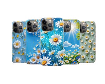 Daisy Phone Case for iPhone Samsung – Flower Spring Fresh Nature Cover