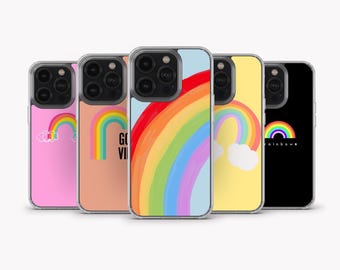 Etui na telefon Rainbow Etui Rainbow Cover na iPhone 15 Pro Max, iPhone 14, iPhone 13, iPhone 12, iPhone 11, Samsung S24 Ultra, S23, A15, A14