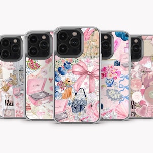 Funda para teléfono Coquette Funda Coquette para iPhone 15 Pro Max, iPhone 14, iPhone 13, iPhone 12, iPhone 11, Samsung S24 Ultra, S23, A15, A14