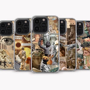 Greek Mythology Phone Case Ancient Greek Cover for iPhone 15 Pro Max , iPhone 14, iPhone 13, iPhone 12, iPhone 11, Samsung S24 Ultra, S23