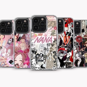 NANA Japanese Anime Manga Phone Case Nana Anime Cover for iPhone 16 Pro Max , iPhone 15, iPhone 14, iPhone 13, iPhone 12, Samsung S24 Ultra
