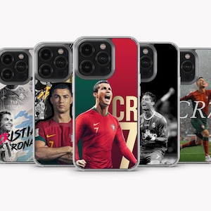 Custodia per telefono Cristiano Ronaldo CR7 Cover per telefono per iPhone 15 Pro Max, iPhone 14, iPhone 13, iPhone 12, iPhone 11, Samsung S24 Ultra, S23, A15