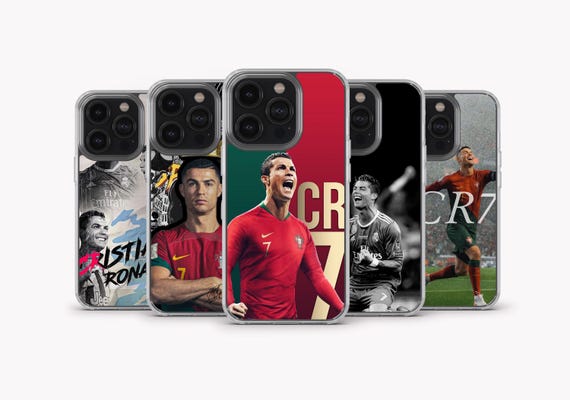 Cristiano Ronaldo Phone Case CR7 Phone Cover for iPhone 15 Pro Max , iPhone 14, iPhone 13, iPhone 12, iPhone 11, Samsung S24 Ultra, S23, A15