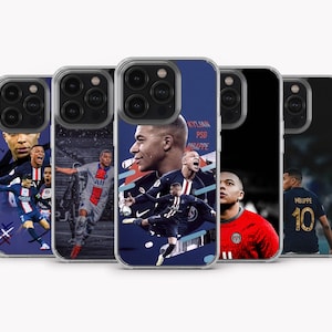 Kylian Mbappe Phone Case Mbappe Phone Cover for iPhone 15 Pro Max , iPhone 14, iPhone 13, iPhone 12, iPhone 11, Samsung S24 Ultra, S23, A15