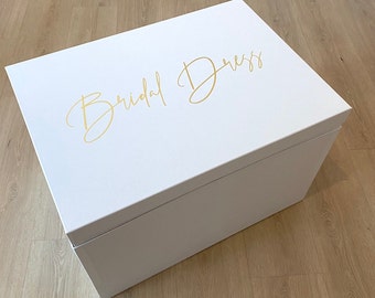 XXL wedding dress box - for storing wedding dresses - NEW - Premium quality