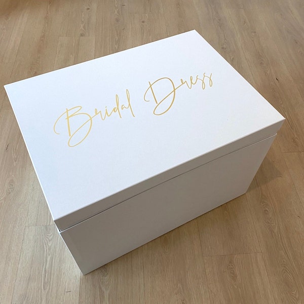 XXL wedding dress box - for storing wedding dresses - NEW - premium quality