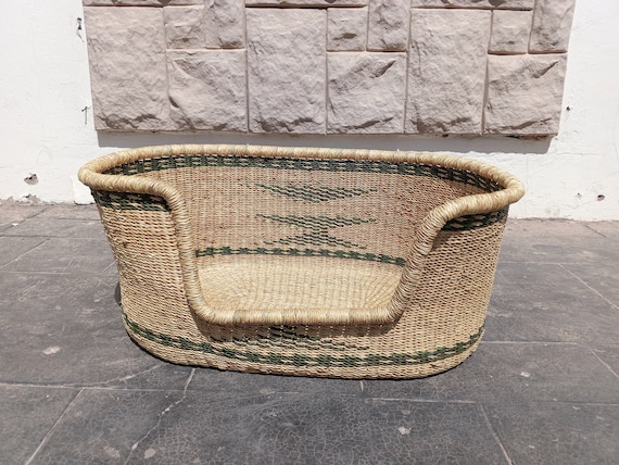 Dog Bed Furniture Wicker Pet Basket Dog Bed Furniture Dog Bed Large Dogs Dog Lovers Gift XXL Dog Bed Wicker Pet Bed Cat Lovers Gift Etsy