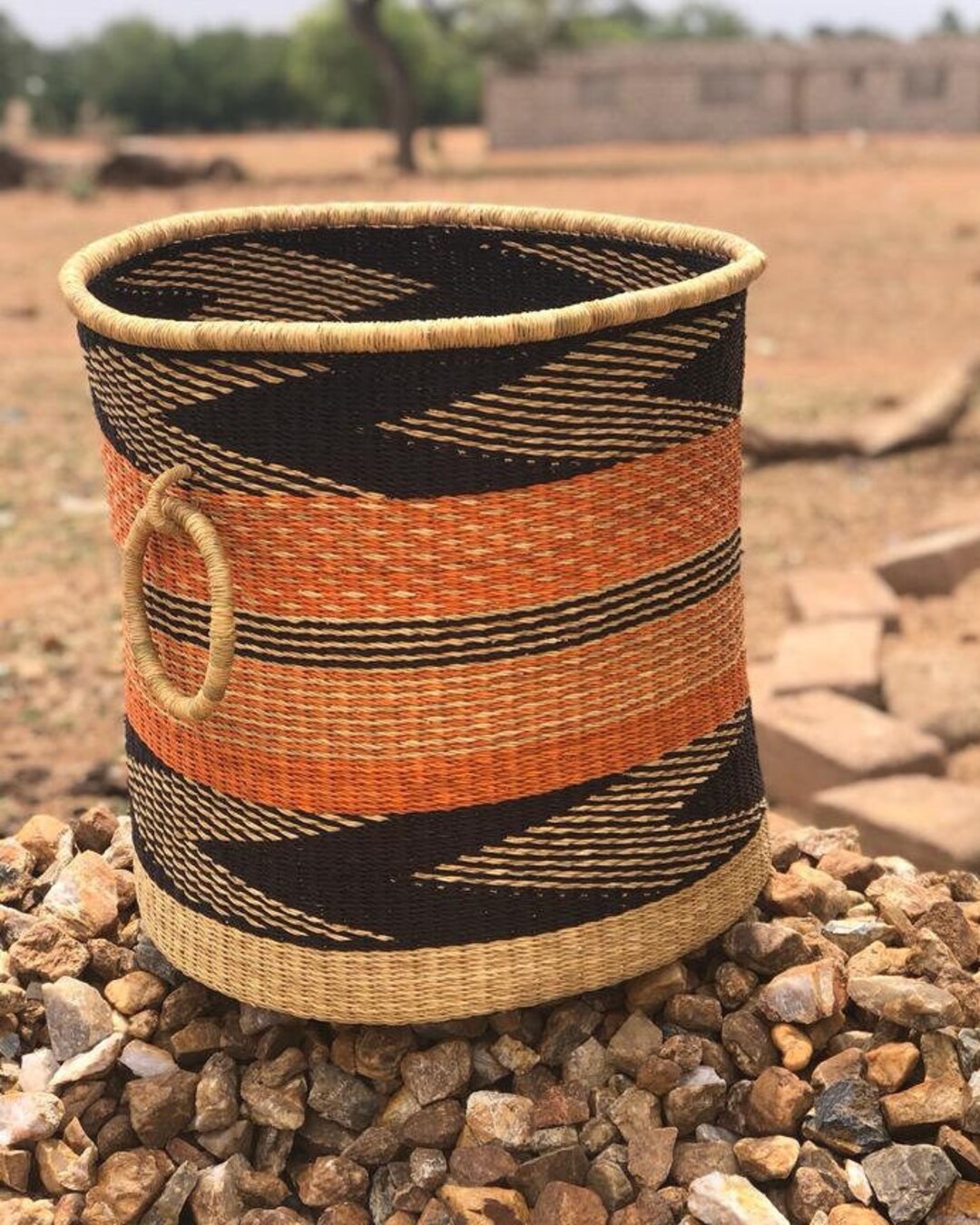 Woven Straw Laundry Basket Small Laundry Organizerxxl Rattan Etsy
