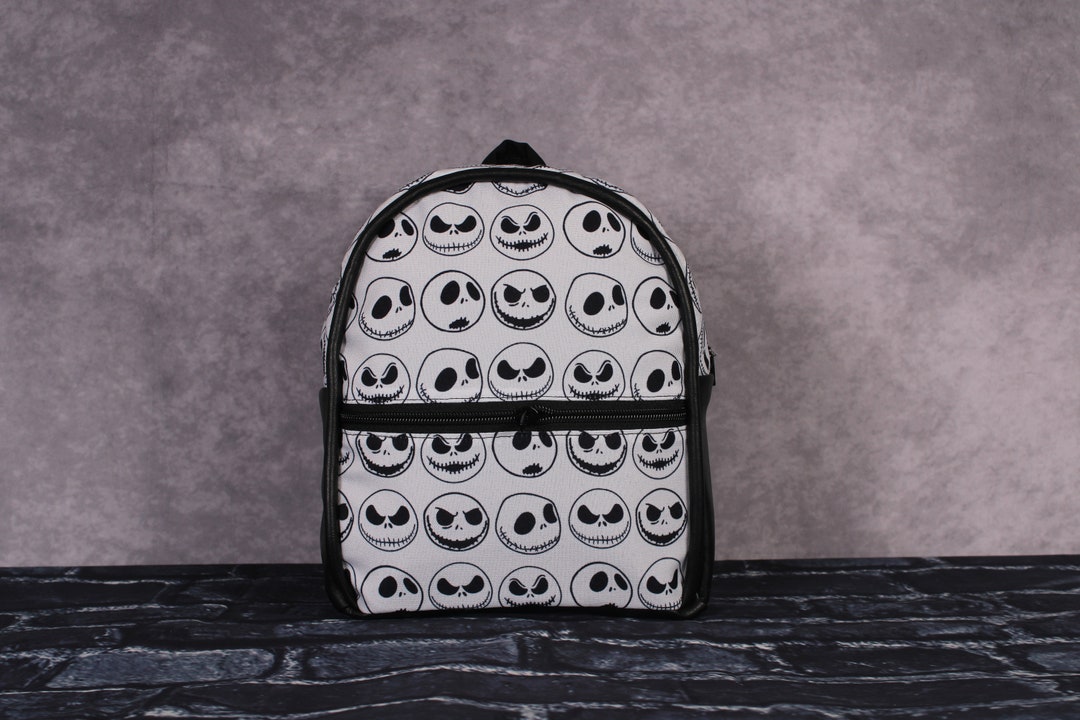 Mini Backpack. Jack Skellington Mini Backpack. Skellington Mini