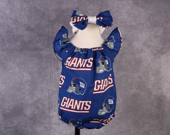 Baby Jumpsuit Romper NY Giants. NY Giants Romper. Giants Baby Romper. Baby Jumpsuits. NY Giants. Baby Romper