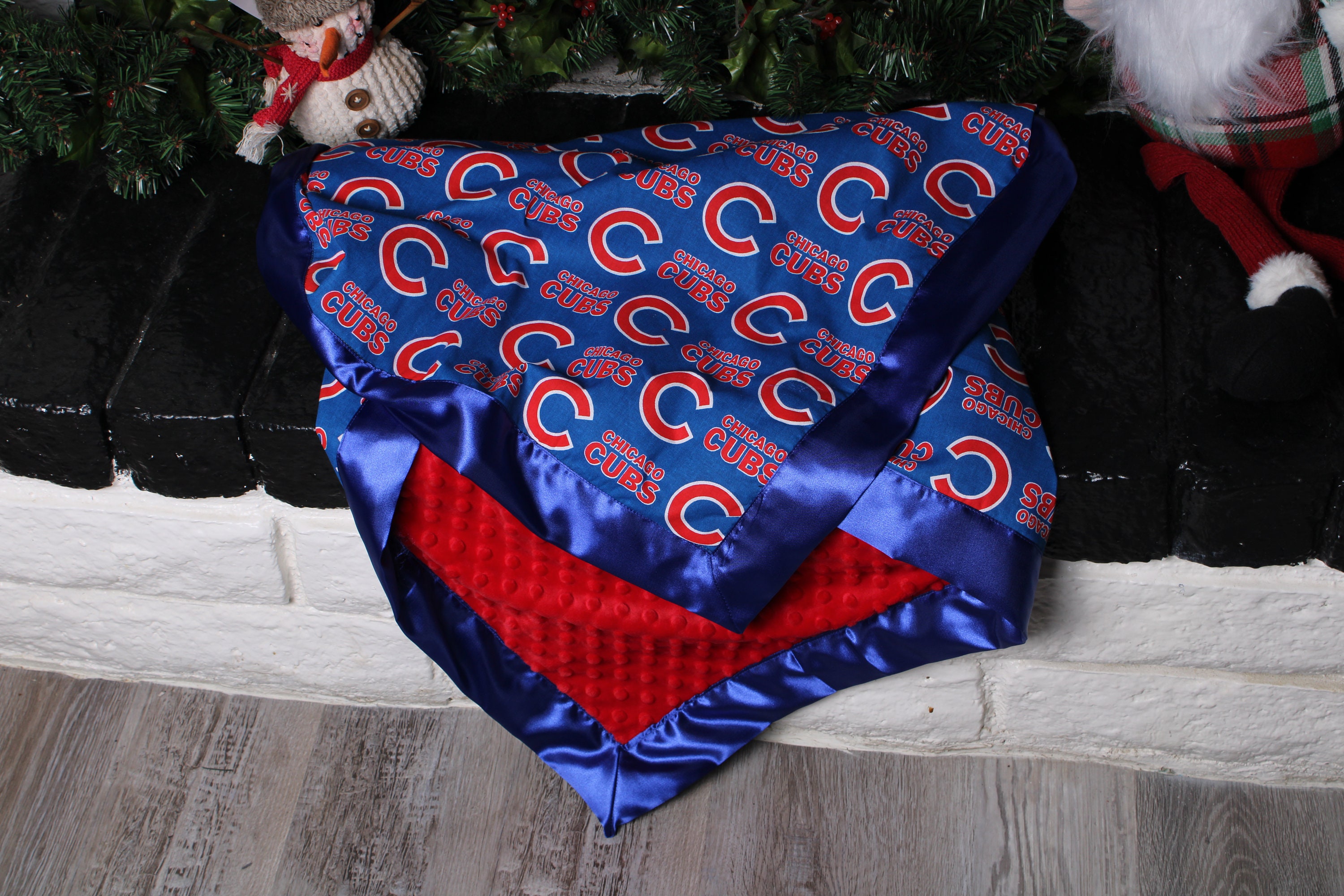 Chicago Cubs Baby Blanket Etsy