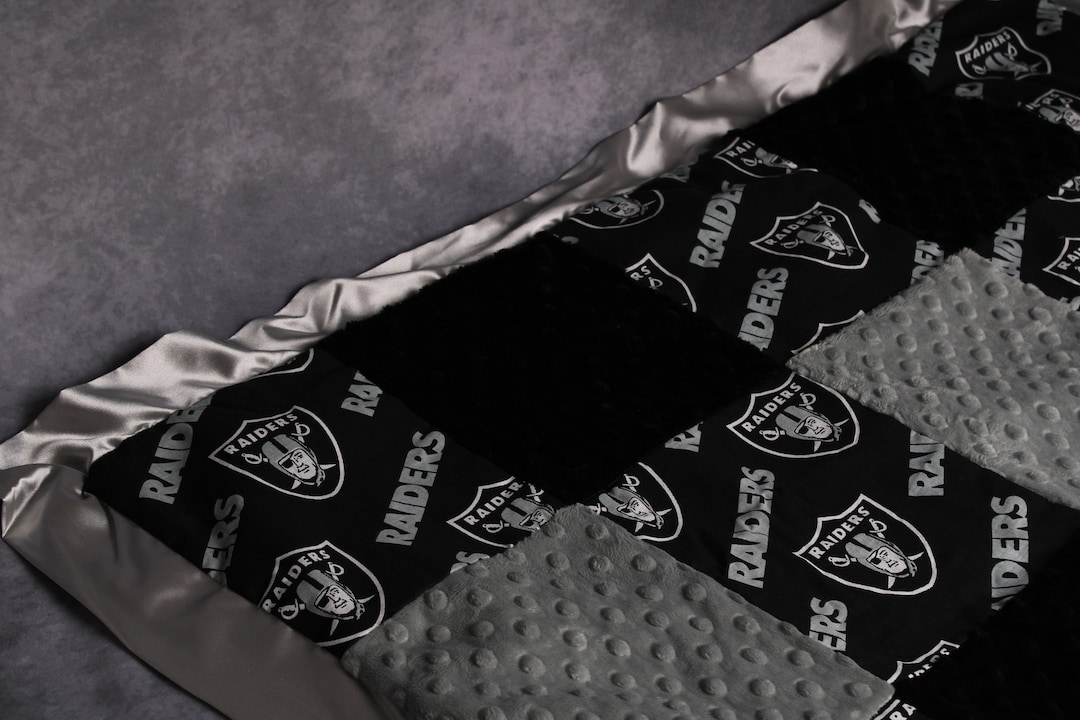 Las Vegas Raiders Blanket. Raiders Blanket. Receiving Blanket. Nursery