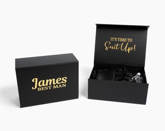 Personalized Groomsman Gift Box – Custom Name & Role – Groomsmen Gift -Groomsman Proposal boxes