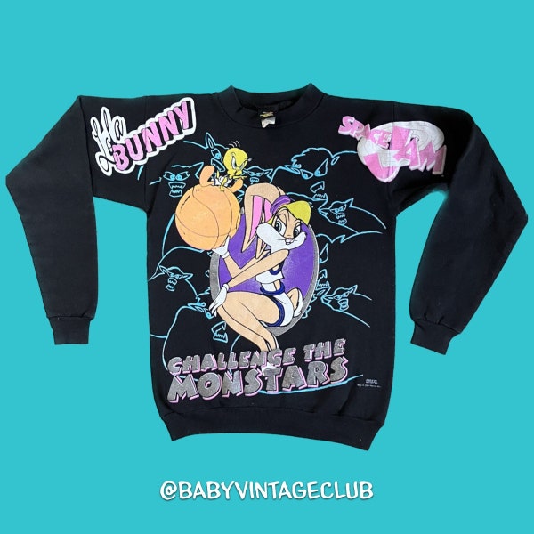 1990s Vintage Lola Bunny Kids Size 10-12 Space Jam Crewneck