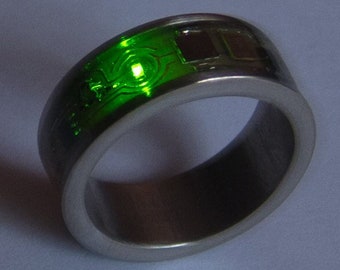 Sci-Fi Blinking LED Ring - Solar Powered