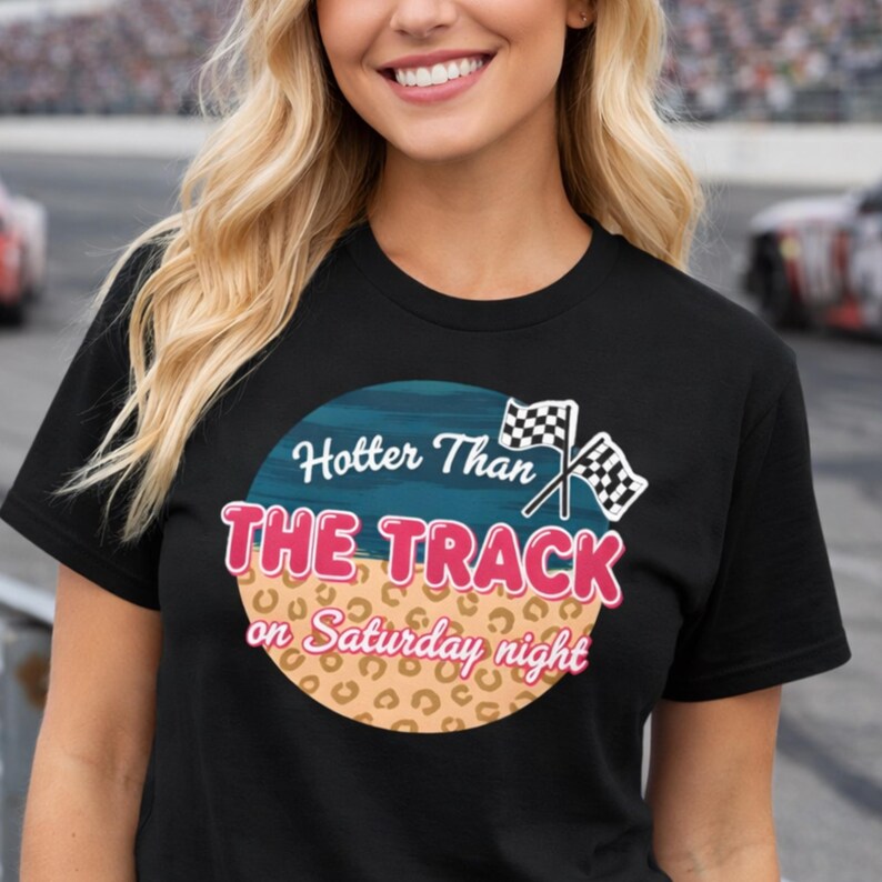 Womens Racing Tee, Race Day Outfit, Motorsports Gift, Retro Car Lover ...