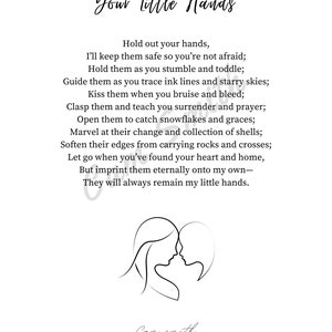 Poem about Babies | For Mothers/Moms | Your Little Hands