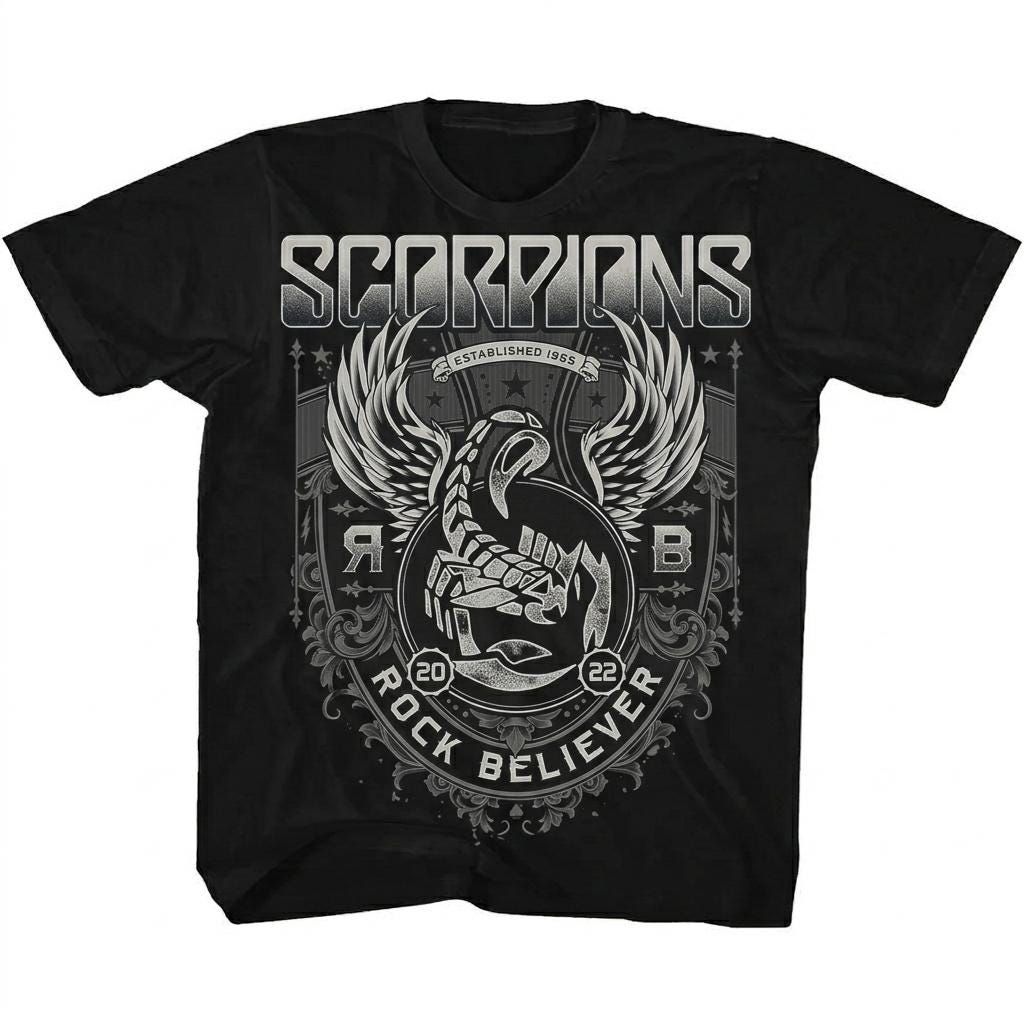 Vintage Scorpions T - Etsy