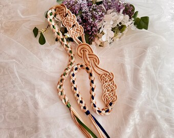 Handfasting Cord,Traditional Celtic,Custom Infinity Love Knot Wedding Handtying Cord,Rope,Satin Ribbon