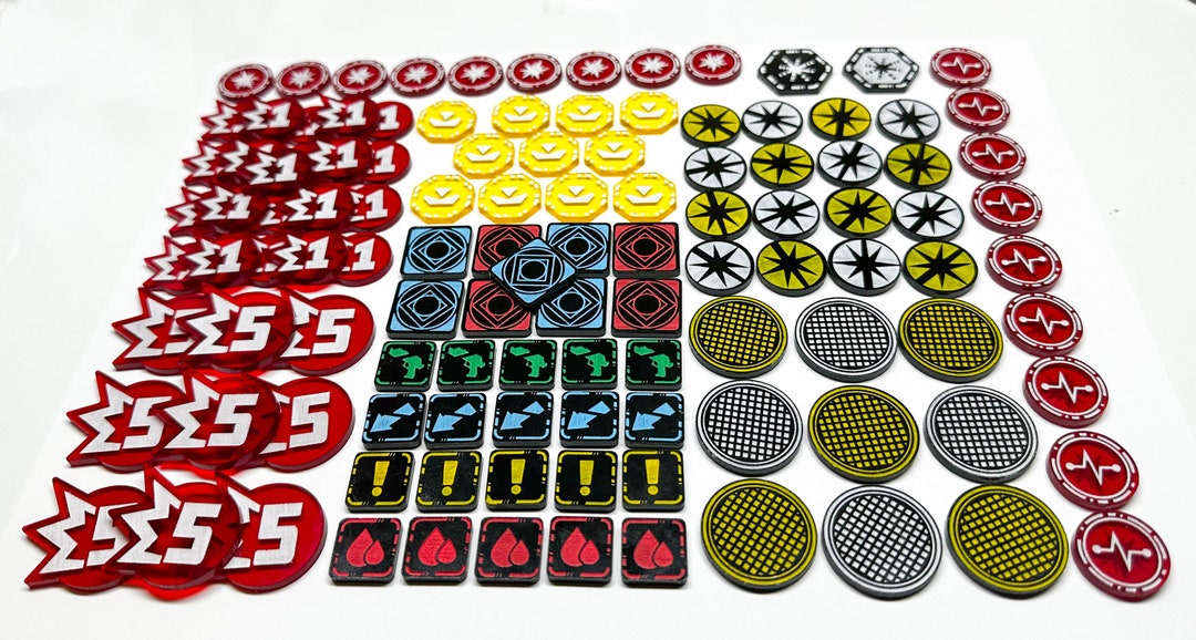 Shatterpoint Compatible Acrylic Token Full Set - Etsy