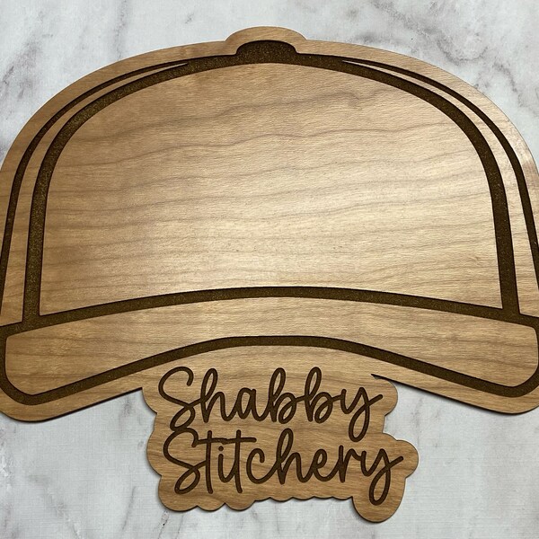 Hat Board for Trucker Hat Bar, Hat Bar Template, Personalized Wooden Hat Bar, Wooden Hat Template, Hat Bar, Designing Trucker Hats