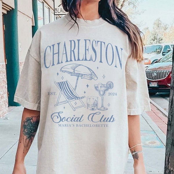 Custom Beach Bachelorette Shirts, Charleston Girls Trip Shirt, Last Toast On The Coast Shirts, Tropical Bach Merch, Classy Bachelorette Gift