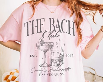 Retro Cocktail Bachelorette Shirt, Custom Name Location Bachelorette Shirts, Bridal Comfort Colors Shirt, Gift for Bride, Bach Trip Shirts