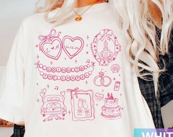 Personalisiertes Gehen zur Kapelle Hemd, Kokette Bachelorette Hemd, gerade verlobtes T-Stück, neu verlobte Geschenke, Braut zu sein, Brautpartygeschenke