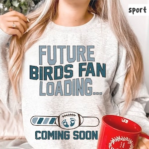 Philadelphia Pregnancy Announcement Sweatshirt, Eagles Maternity Shirt, Birds Fan Tee, Sports Gender Reveal Crewneck, Gift for Expecting