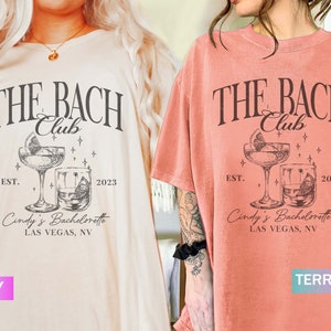 Custom Location Bachelorette Shirts, Retro Cocktail Bachelorette Theme, Bridal Party Gifts, Gift for Bride, Bach Trip Shirts, Nashville Bach