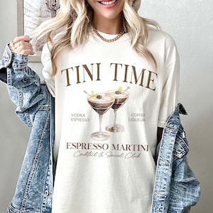 Espresso Martini Sweatshirt, Retro Cocktail and Social Club Shirt, Girls Club Crewneck, Signature Cocktail Sweatshirt, Funny Drinking Shirt