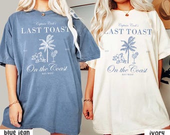 Last Toast on the Coast, Custom Beach Bachelorette Party Shirts, Custom Location Bachelorette Shirts, Personalized Luxury Bachelorette Shirt