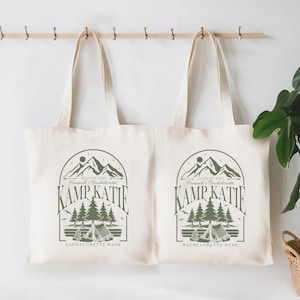 Camp Bachelorette Tote for Camp Bachelorette Party Favor Bag for Bridesmaids Camping Tote Bachelorette Party Favor Bags