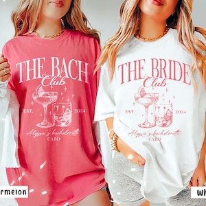 Custom Bachelorette Party Shirt, Luxury Bach, Bachelorette Merch, Bridal Party Gifs, Bach Trip Shirt, Personalized Wedding Shirt, Vegas Bach
