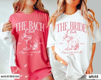 Custom Bachelorette Party Shirt, Luxury Bach, Bachelorette Merch, Bridal Party Gifs, Bach Trip Shirt, Personalized Wedding Shirt, Vegas Bach