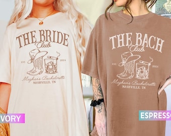 Camisas de despedida de soltera de rodeo personalizadas, camisas de despedida de soltera de Nashville, camisas de despedida de soltera del oeste, camisas de despedida de soltera de vaquera de campo