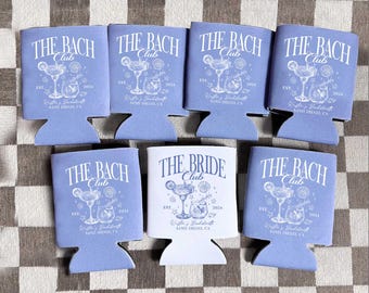Personalized Beach Bachelorette Decor, Bachelorette Weekend Party Can Cooler, Custom Bridal Can Coolers, Bridal Shower Favors, Wedding Gift