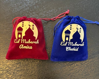Personalized Eid Mubarak bags