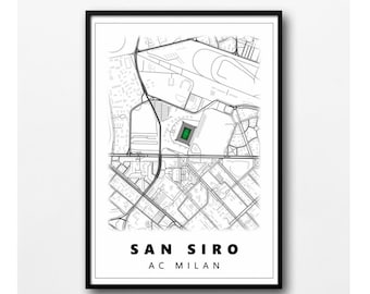 Diseño de mapa de estadio de fútbol. Mapa de fútbol imprimible. Estadio de fútbol PNG. La Liga, Premier League, Serie A, Bundesliga, MLS, Libertadores...